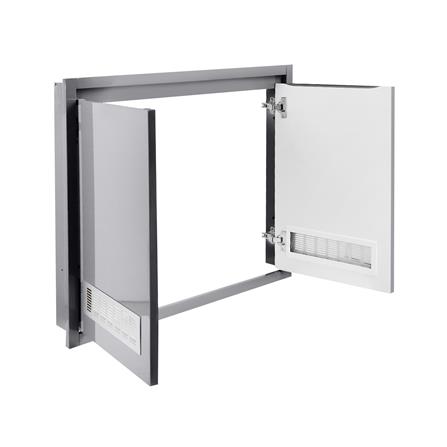 บานใต้ซิงค์ CABIN HI-GLOSS 83X65 ซม. สีเทา_2