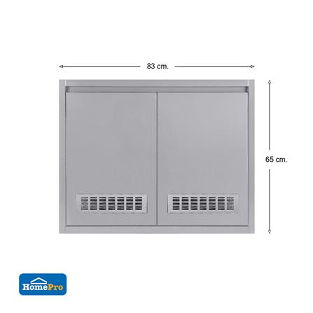 บานใต้ซิงค์ CABIN HI-GLOSS 83X65 ซม. สีเทา_6