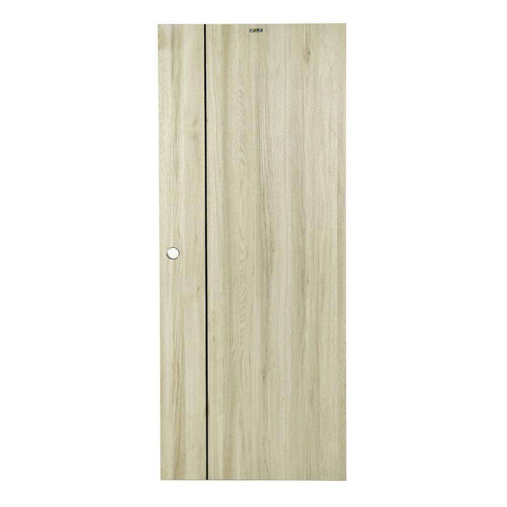 ประตูภายใน UPVC AZLE LT-05 80x200 ซม. สี SILVER GREY เจาะลูกบิด