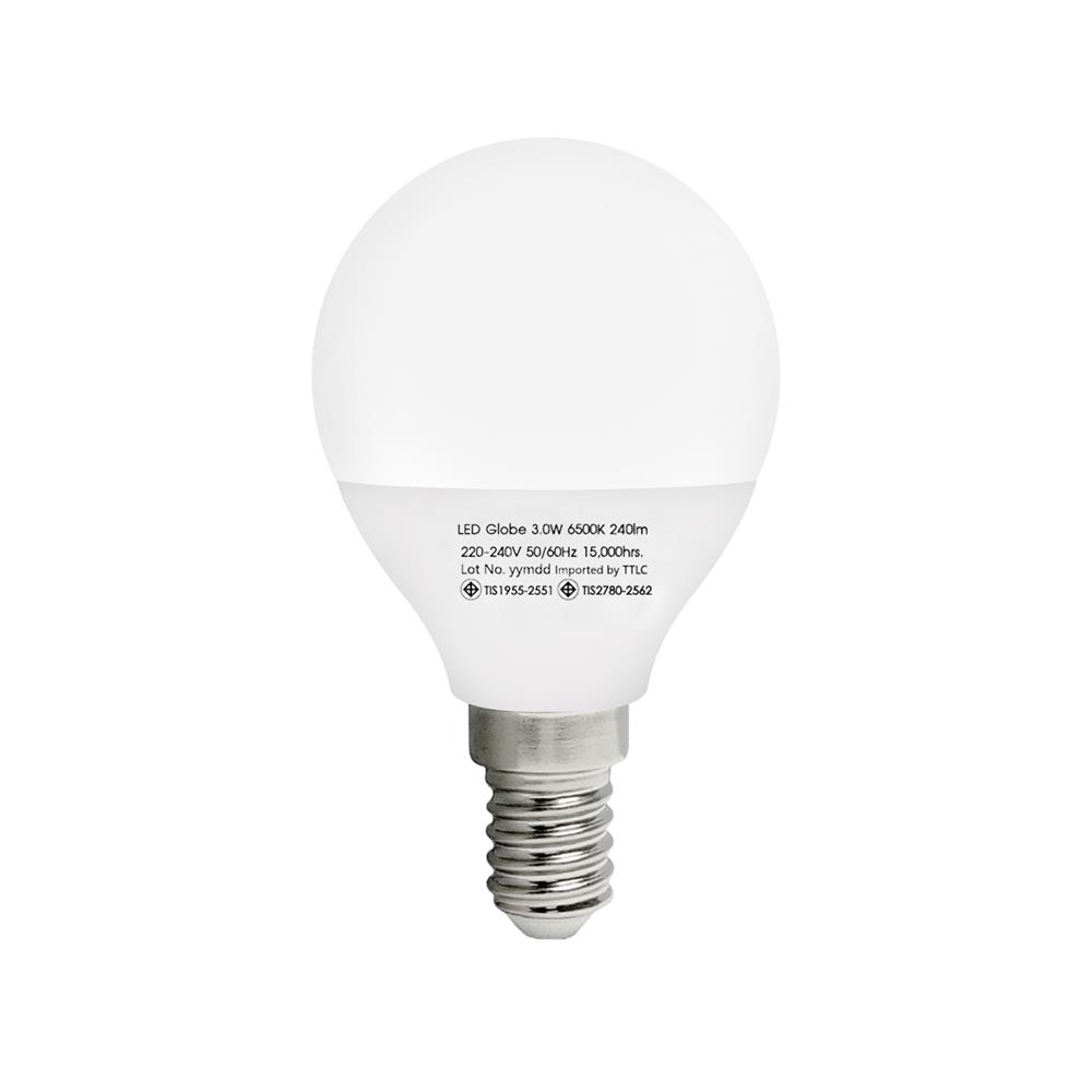 หลอด LED SHINING BULB GLOBE 3 วัตต์ DAYLIGHT E14