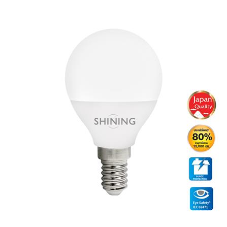 หลอด LED SHINING BULB GLOBE 3 วัตต์ DAYLIGHT E14