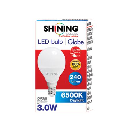 หลอด LED SHINING BULB GLOBE 3 วัตต์ DAYLIGHT E14_2