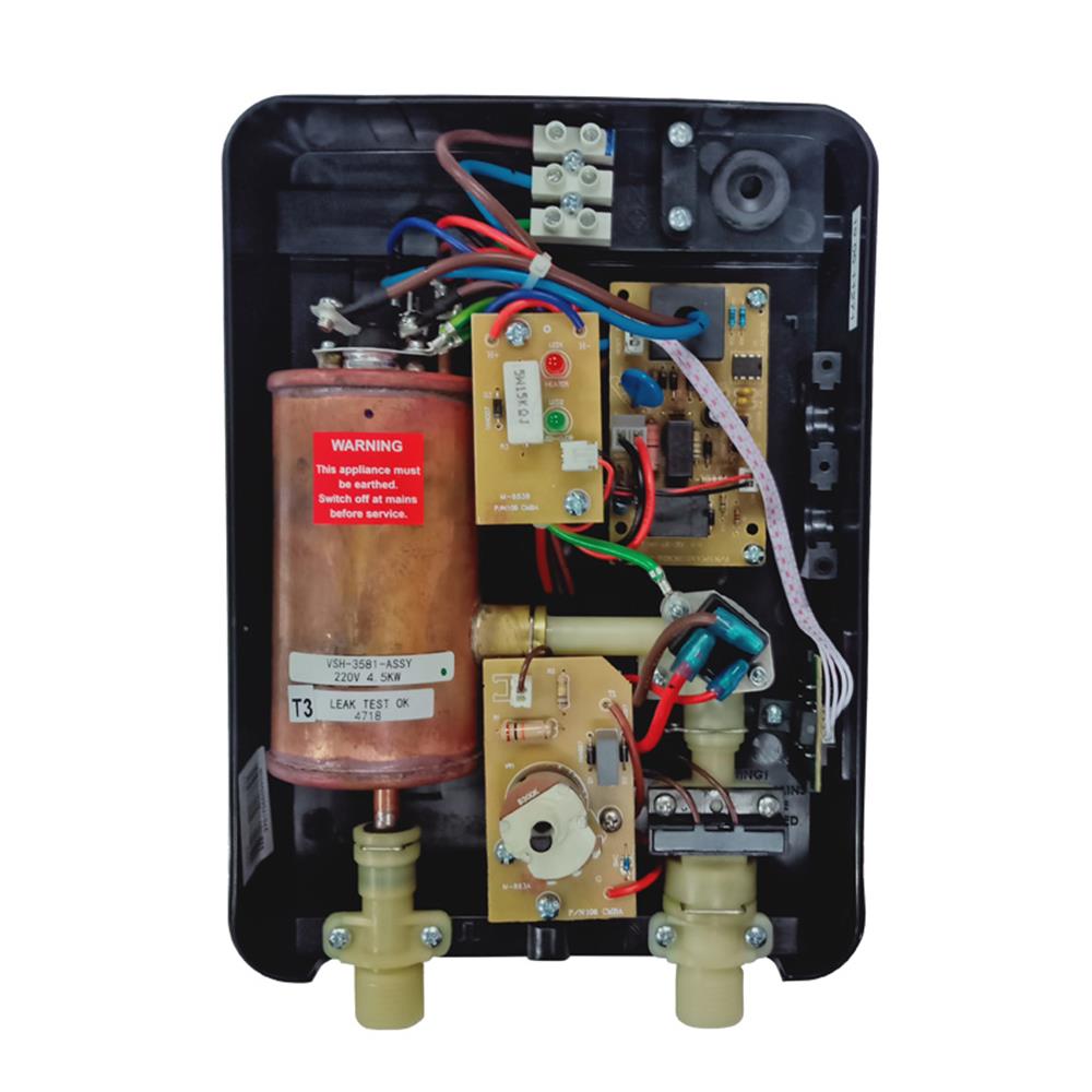 เครื่องทำน้ำอุ่น TURBORA U2 4500 วัตต์ สีเงิน