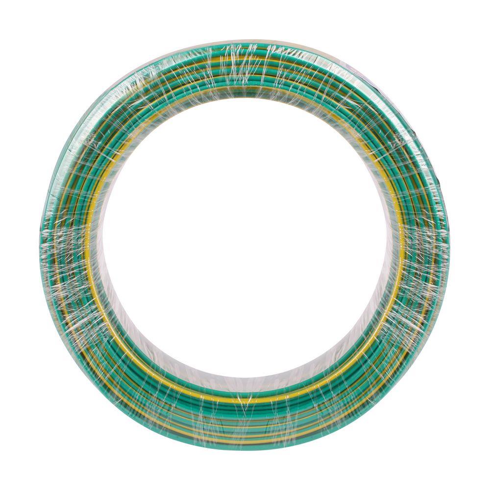 สายไฟ THW IEC01 BCC 1x1.5 ตร.มม. 100 ม. สีเขียวคาดเหลือง