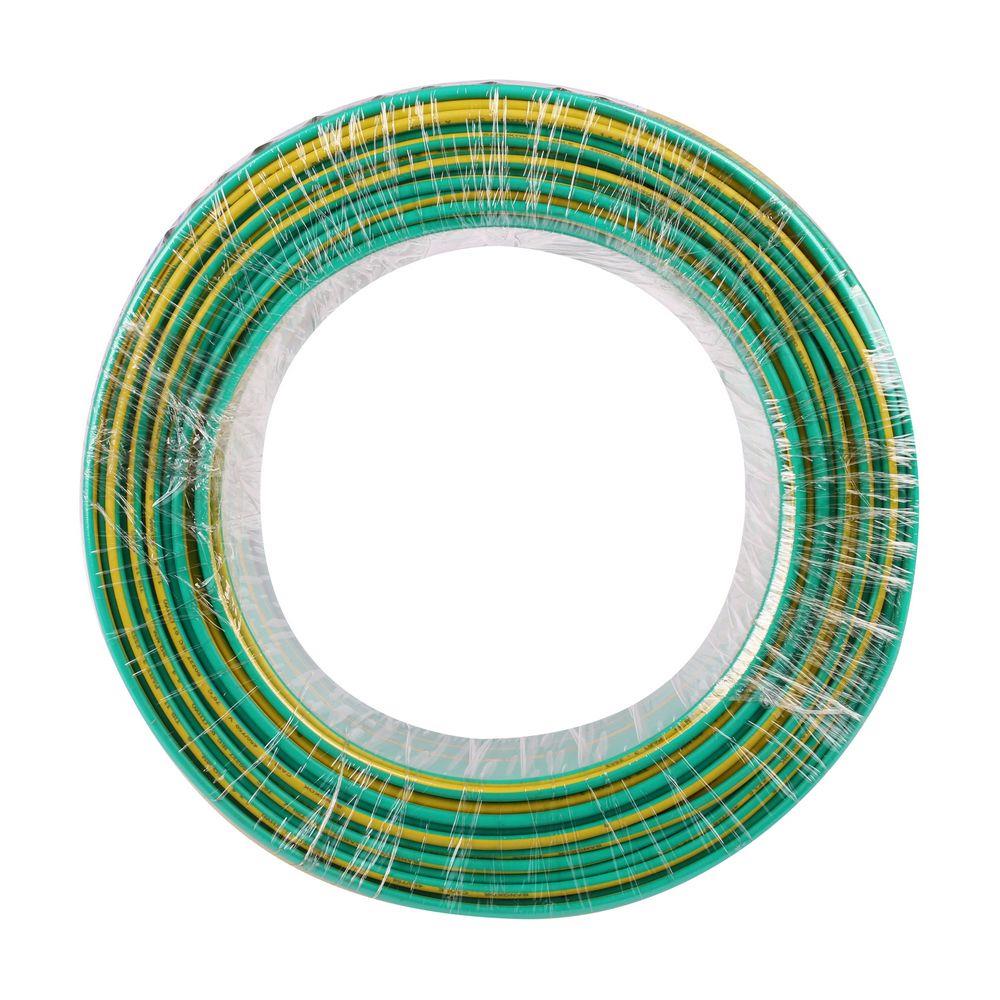 สายไฟ THW IEC01 BCC 1x4ตร.มม. 100 ม. สีเขียวคาดเหลือง