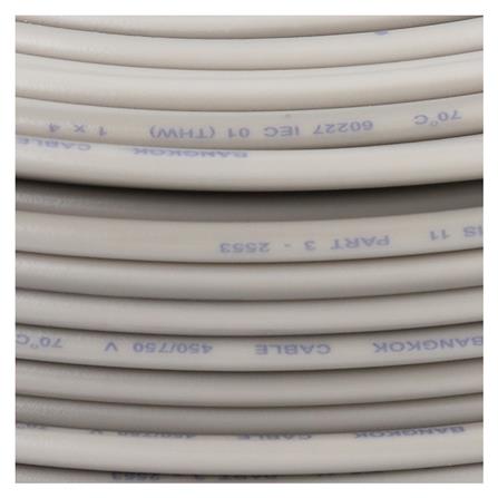 สายไฟ THW IEC01 BCC 1x4ตร.มม. 100 ม. สีเทา_2