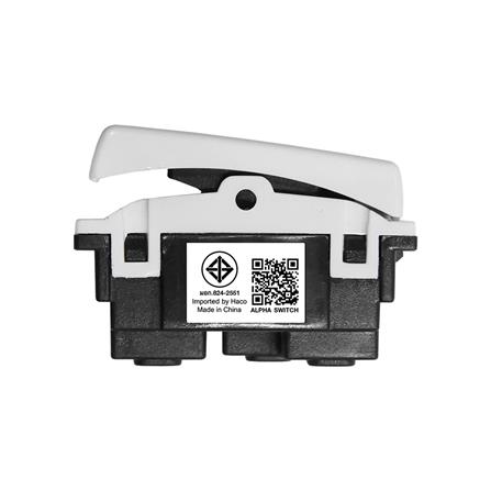 สวิตช์ 1 ทาง HACO AP-S111 ขนาด 1 ช่อง สีขาว_3