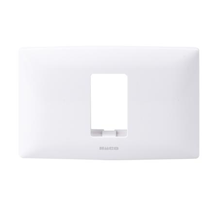 หน้ากาก 1 ช่อง HACO AP-F001 สีขาว