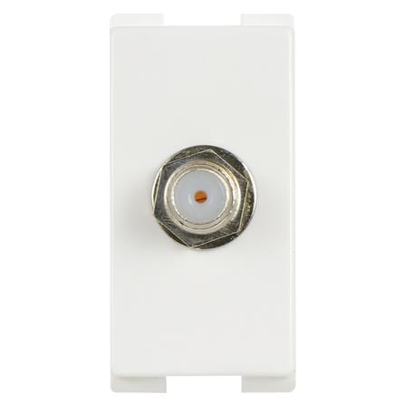 เต้ารับเคเบิ้ลทีวี HACO F TYPE AP-ETV สีขาว