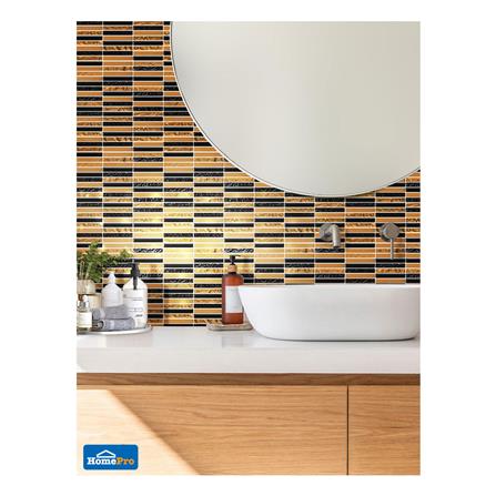 โมเสคแก้ว 30X30 ซม. โบนันซ่า#3 ทอง_1