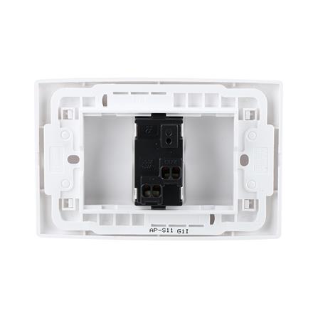 ชุดสวิตช์ 1 ทาง 1 ช่อง HACO AP-S11 สีขาว_2