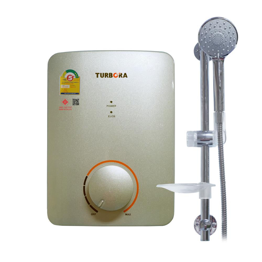 เครื่องทำน้ำอุ่น TURBORA U2-55 5500 วัตต์ สีทอง