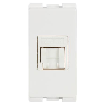 เต้ารับคอมพิวเตอร์ HACO CAT6 AP-J046 สีขาว