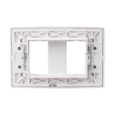 หน้ากาก 2 ช่อง HACO AP-F002 สีขาว_2