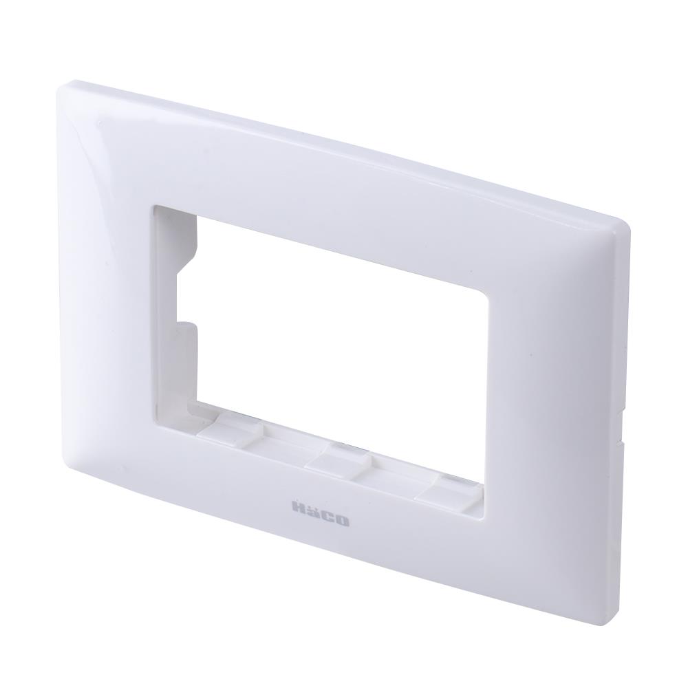 หน้ากาก 3 ช่อง HACO AP-F003 สีขาว