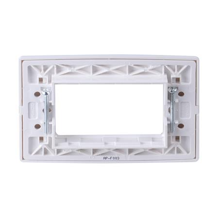 หน้ากาก 3 ช่อง HACO AP-F003 สีขาว_2