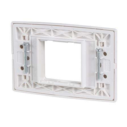 หน้ากาก 2 ช่องกลาง HACO AP-F002A สีขาว_1