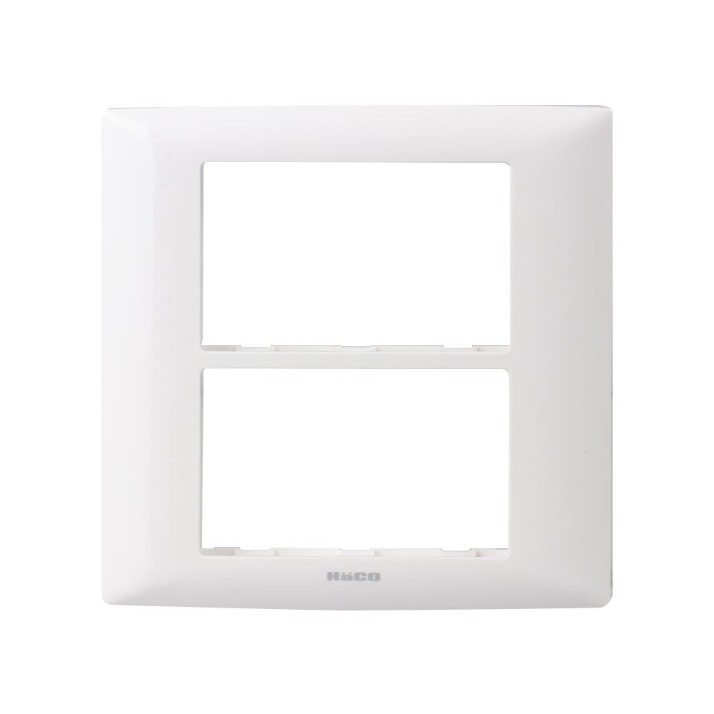 หน้ากาก 6 ช่อง HACO AP-F006 สีขาว