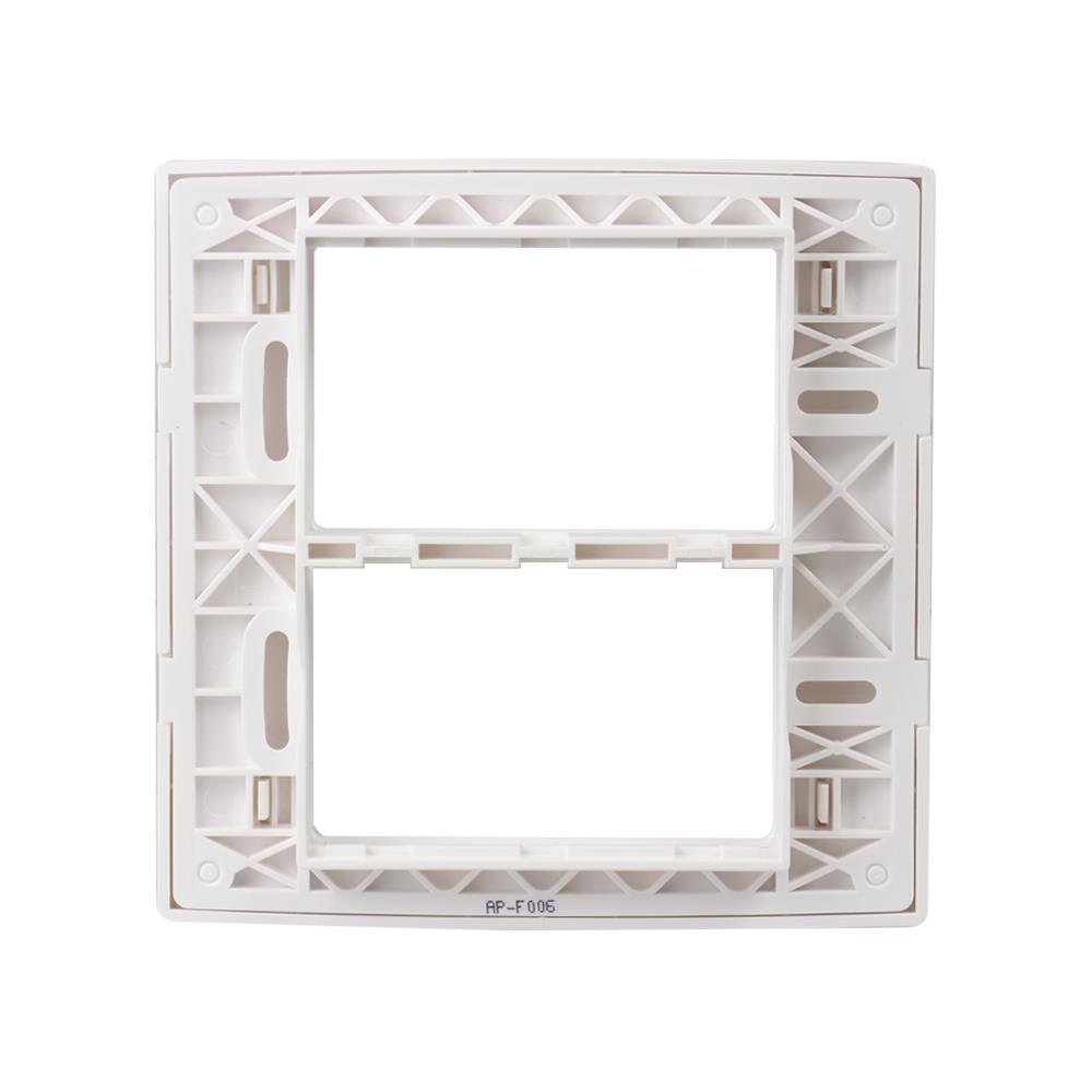 หน้ากาก 6 ช่อง HACO AP-F006 สีขาว