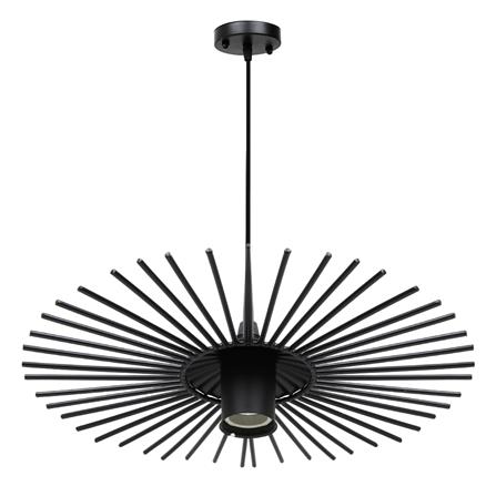 ไฟช่อ EVL HG-0017 สีดำ 1 หัว