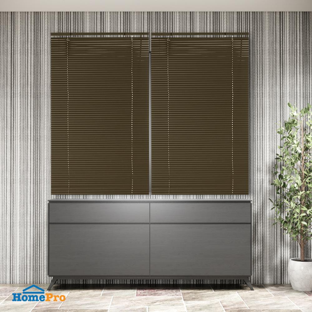 มู่ลี่ ไวนิล HOME LIVING STYLE 70X160 ซม. สีน้ำตาลเข้ม