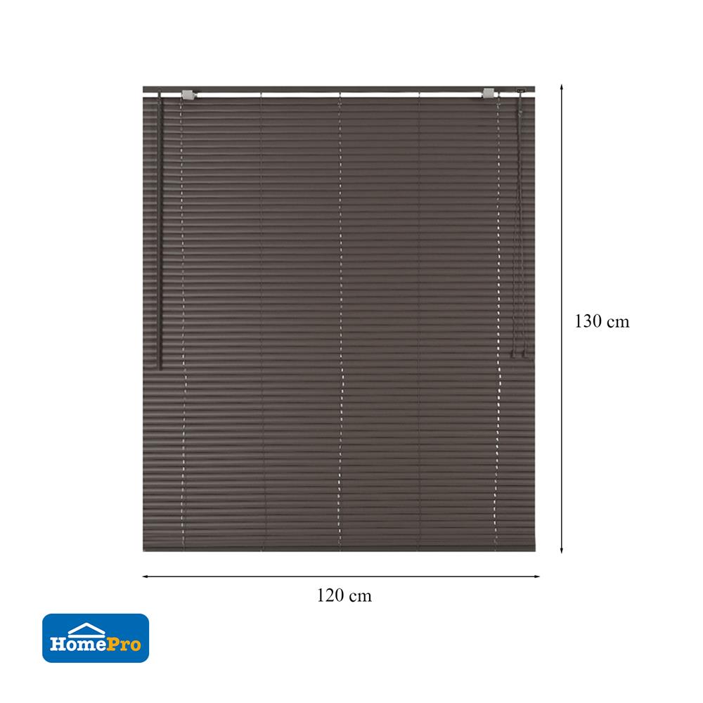 มู่ลี่ ไวนิล HOME LIVING STYLE 120X130 ซม. สีน้ำตาลเข้ม