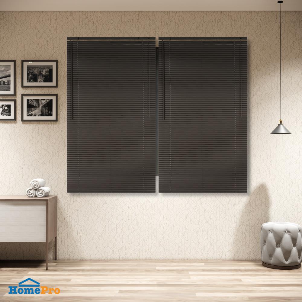 มู่ลี่ ไวนิล HOME LIVING STYLE 90X160 ซม. สีน้ำตาลเข้ม