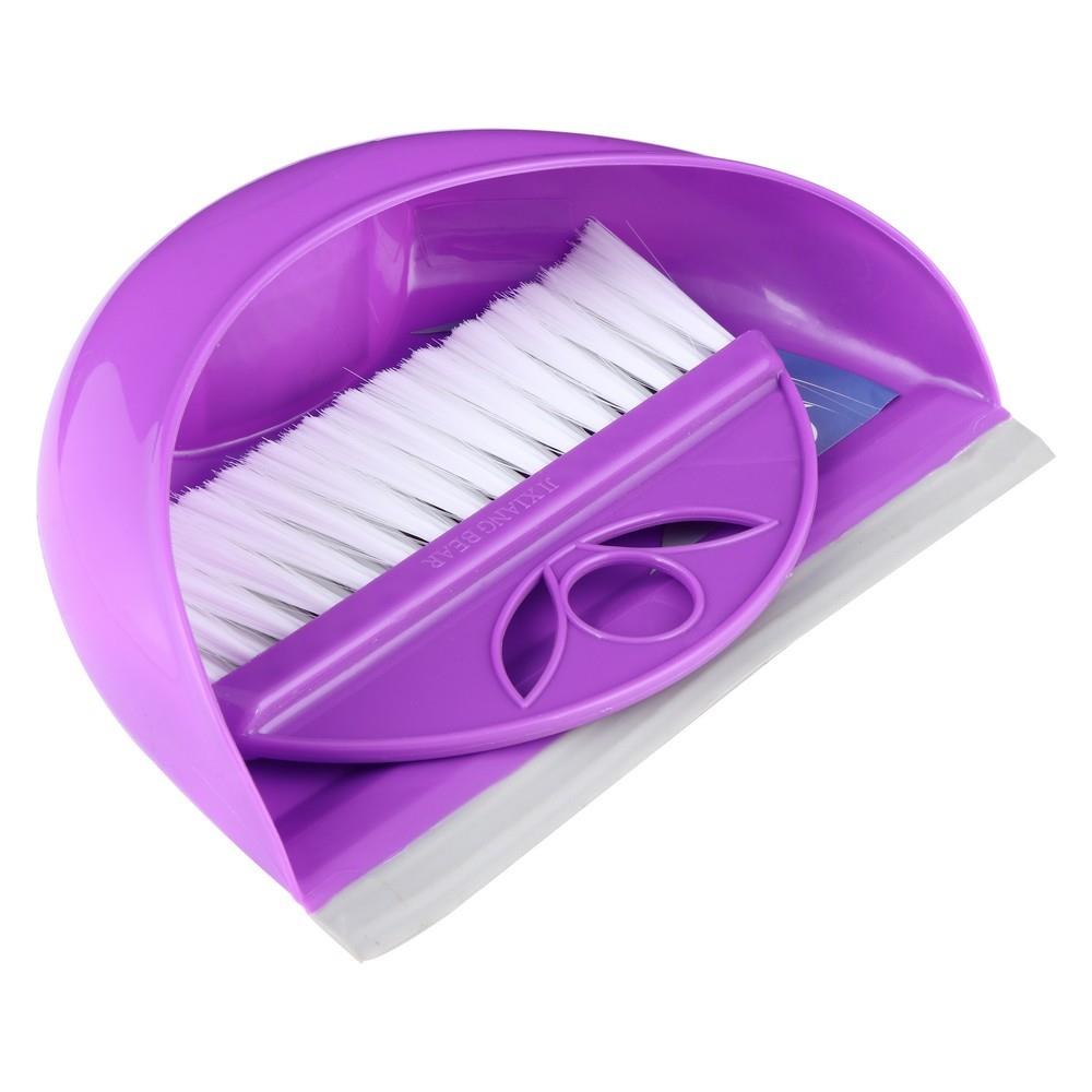 แปรงปัดโต๊ะอเนกประสงค์ BE WISH สีม่วง