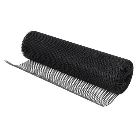 ตาข่ายพลาสติกสี่เหลี่ยม THAI PRASIT 12 มม. 0.9X30 ม. สีดำ