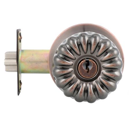 ลูกบิดทั่วไป SCP K586 AC หัวกลม หัวกลม สีทองแดงรมดำ_2