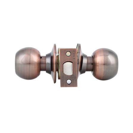 ลูกบิดทั่วไป หัวกลม ฝาใหญ่ COLT A68717 สีทองแดงรมดำ_1