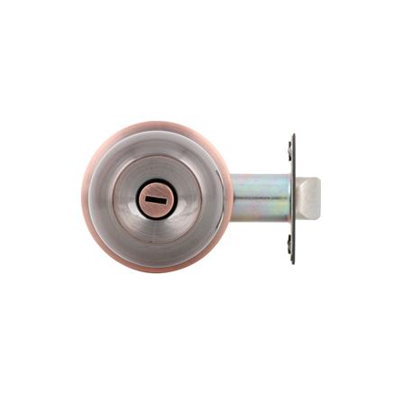 ลูกบิดทั่วไป หัวกลม ฝาใหญ่ COLT A68717 สีทองแดงรมดำ_2