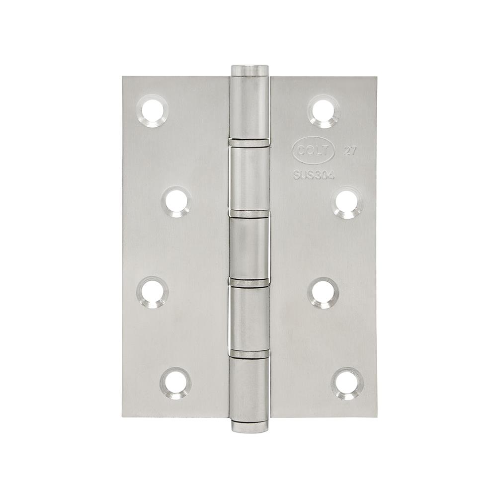 บานพับ 4X3 นิ้ว X 2 มม. COLT 27 สีสเตนเลส (แพ็ก 3 ชิ้น)