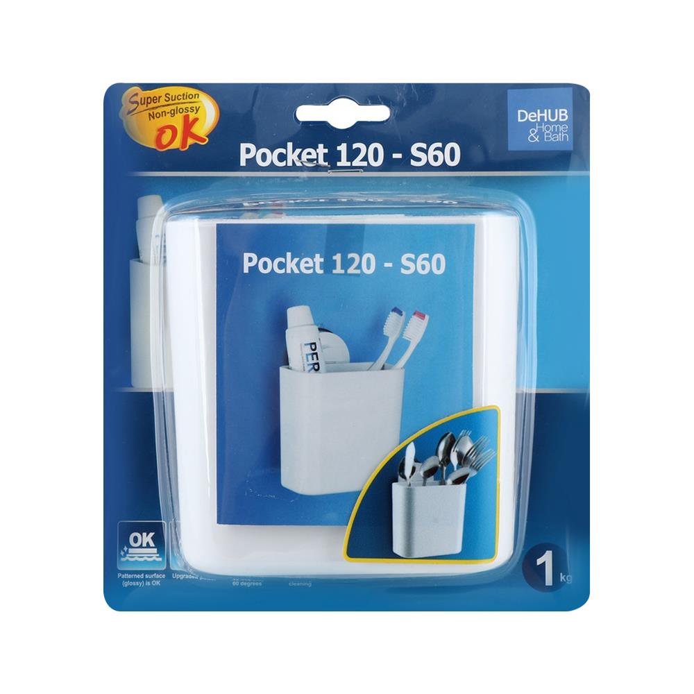 ที่ใส่อุปกรณ์ในครัวสุญญากาศ DEHUB PKT120-WH60 สีขาว