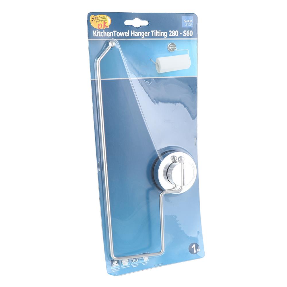 ชั้นแขวนทิชชูม้วนยาวสเตนเลส DEHUB KTT280-SS60