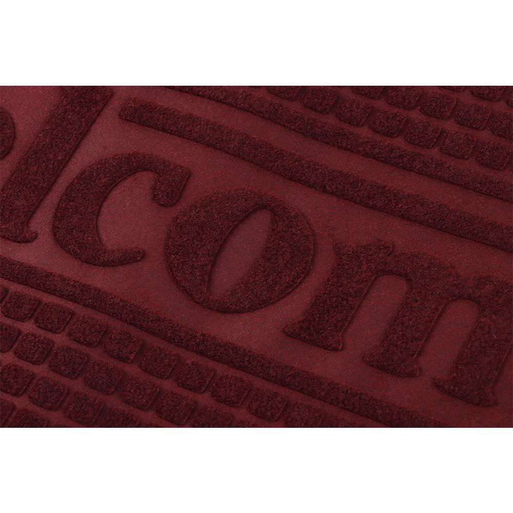 พรมเช็ดเท้าดักฝุ่น HOME LIVING STYLE MX1031 44X74 ซม. สีแดง