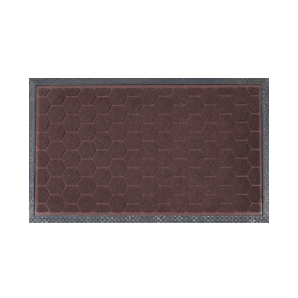 พรมเช็ดเท้าดักฝุ่น HOME LIVING STYLE MX1015 44X74 ซม. สีน้ำตาล