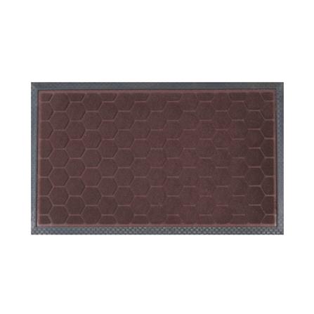 พรมเช็ดเท้าดักฝุ่น HOME LIVING STYLE MX1015 44X74 ซม. สีน้ำตาล_0