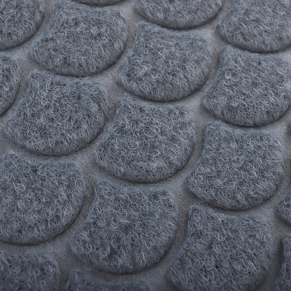 พรมเช็ดเท้าดักฝุ่น HOME LIVING STYLE MX2042 39X59 ซม. สีเทา