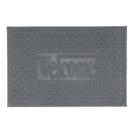 พรมเช็ดเท้าดักฝุ่น HOME LIVING STYLE MX2042 39X59 ซม. สีเทา