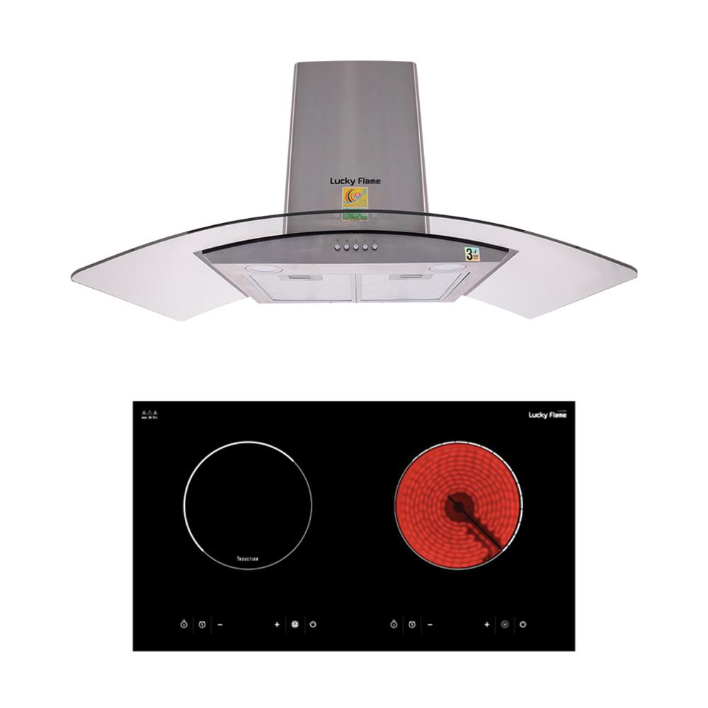 เตาฝัง+เครื่องดูดควัน LUCKY FLAME BH-70FD+RG-961S