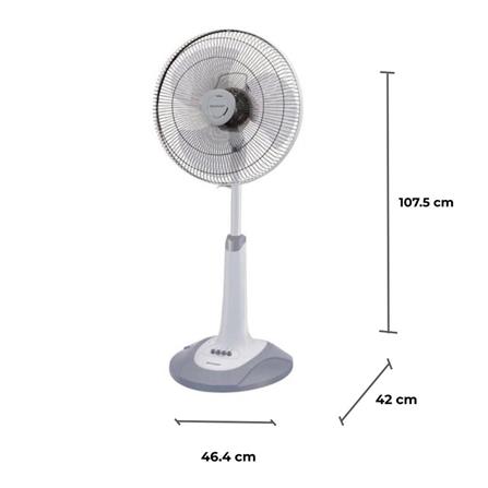 พัดลมสไลด์ 16 นิ้ว SHARP PJ-SL163CG เทา_1