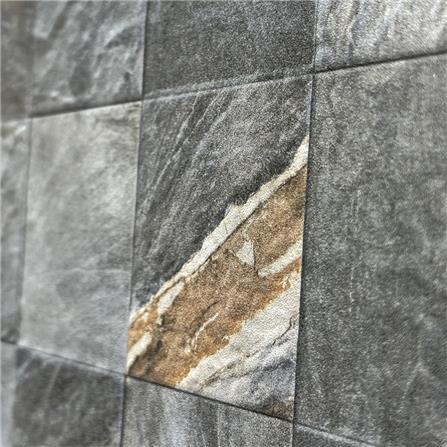 กระเบื้องพื้น 16x16 นิ้ว DURAGRES ไอโอวา ดำ EXC A_1