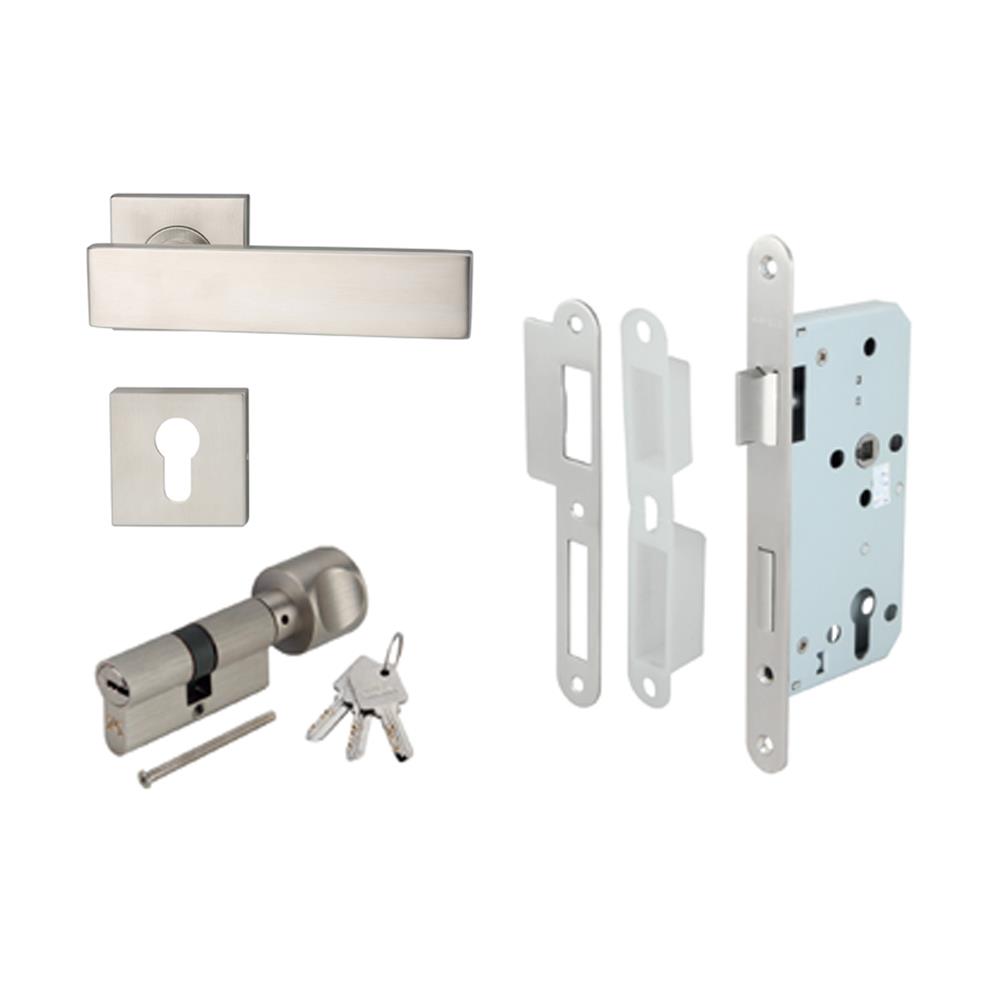 มือจับก้านโยกห้องทั่วไป MORTISE  HAFELE 499.10.123 สีสเตนเลส