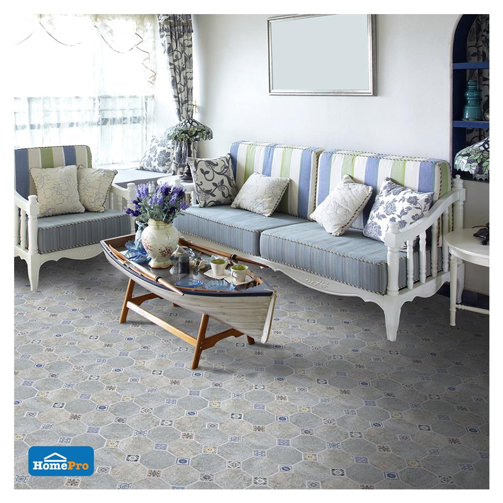 กระเบื้องพื้น 16x16 นิ้ว DURAGRES ทัสคานี่ เทา A