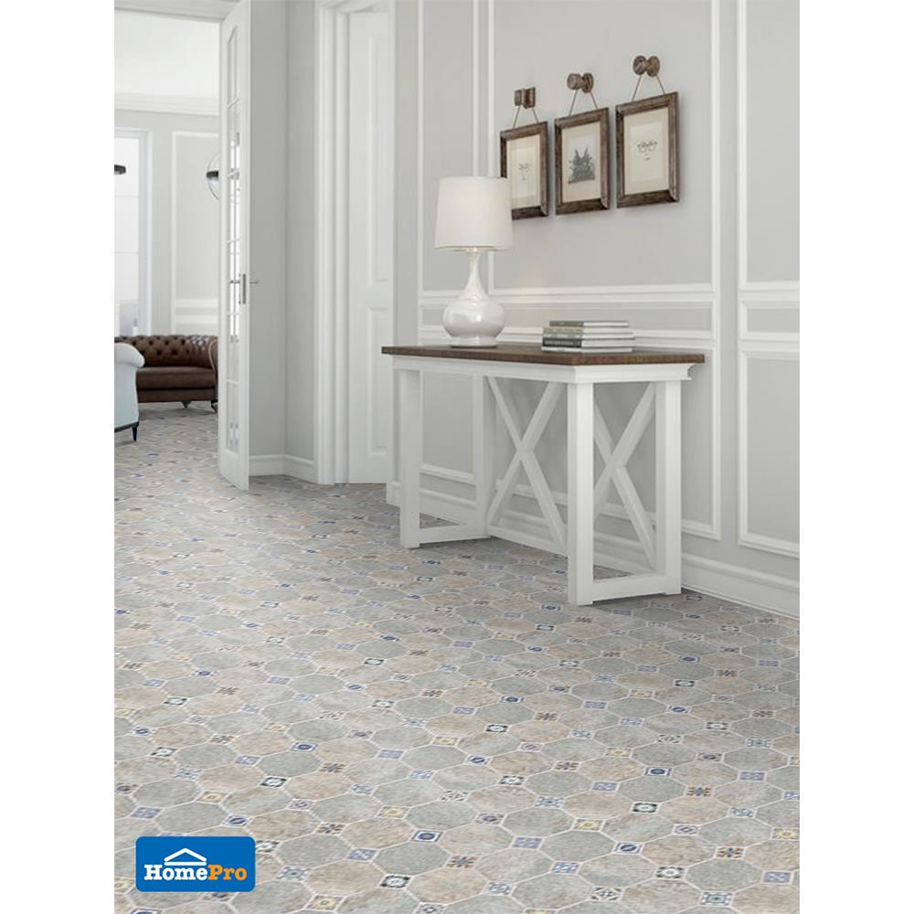 กระเบื้องพื้น 16x16 นิ้ว DURAGRES ทัสคานี่ เทา A