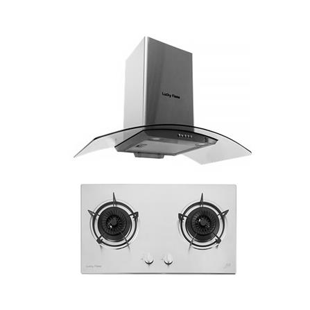 เตาฝัง+เครื่องดูดควัน LUCKY FLAME RG-961S+LBS-962