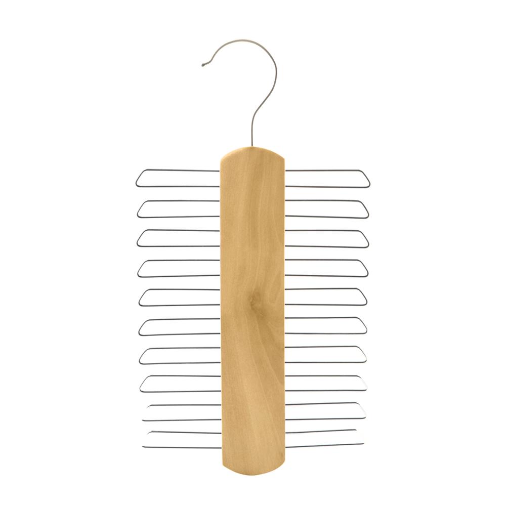 ไม้แขวนเนคไทไม้ 20ห่วงWHS-51226 (1x1) HL