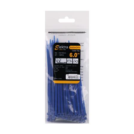 เคเบิ้ลไทร์ ELEKTRA 6 นิ้ว 3.6 มิลลิเมตร สีน้ำเงิน (100 เส้น)_3