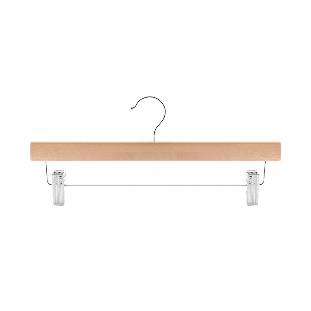 ไม้แขวนมีหนีบไม้ทรงตรงWHS-36026 (1x1) HL